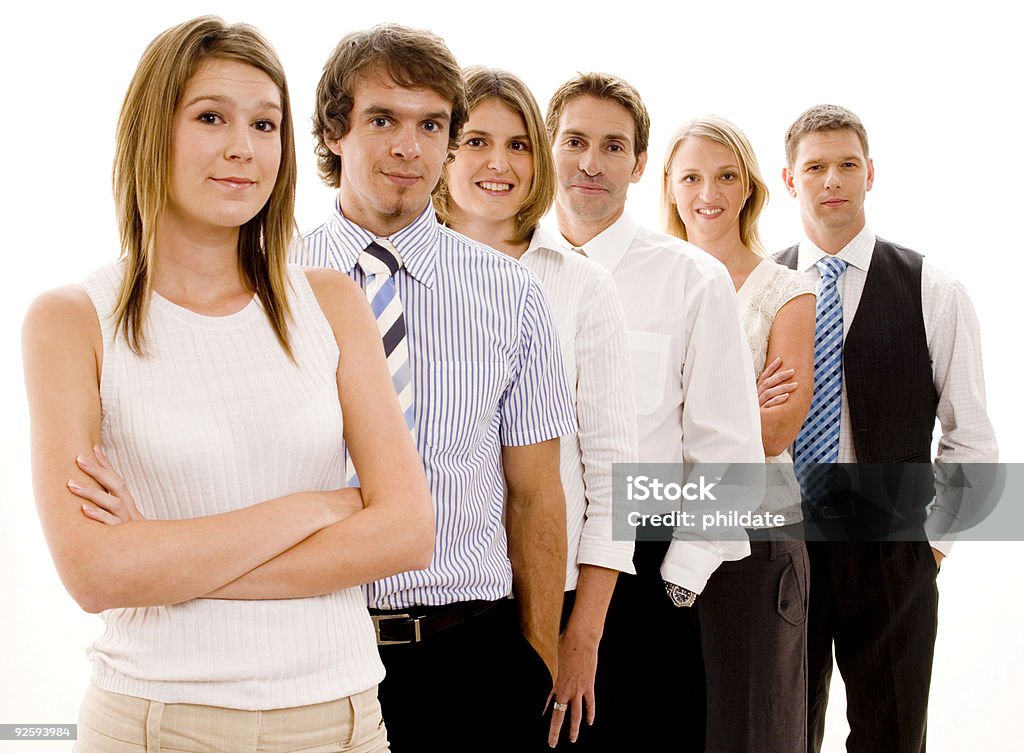 Team di Business - Foto stock royalty-free di Abbigliamento elegante