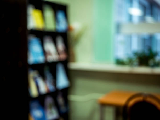 istock abstract blurred view of university library background 925943124