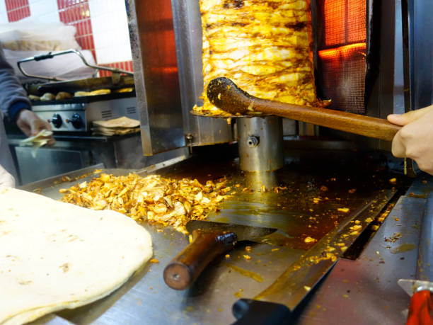 istock Roasted chicken doner kebab 925951382