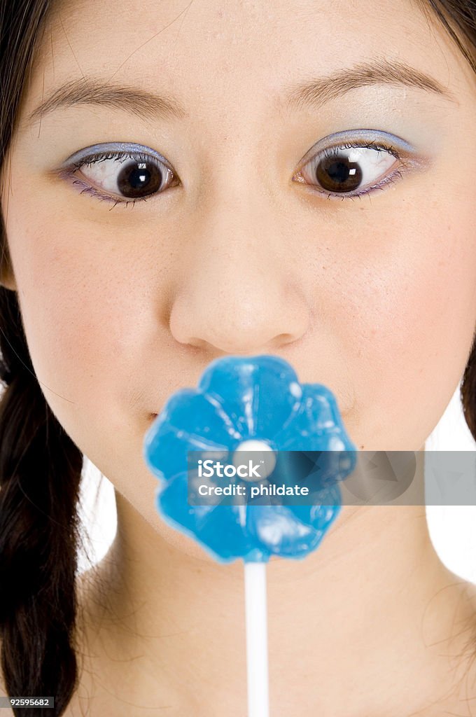 Cross Eyed ragazza - Foto stock royalty-free di Adolescente