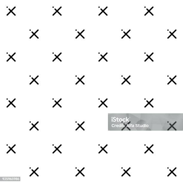 Xsign Overlay Pattern A Vector Pattern Made With X Plus Sign X Texture Tiled Background ...