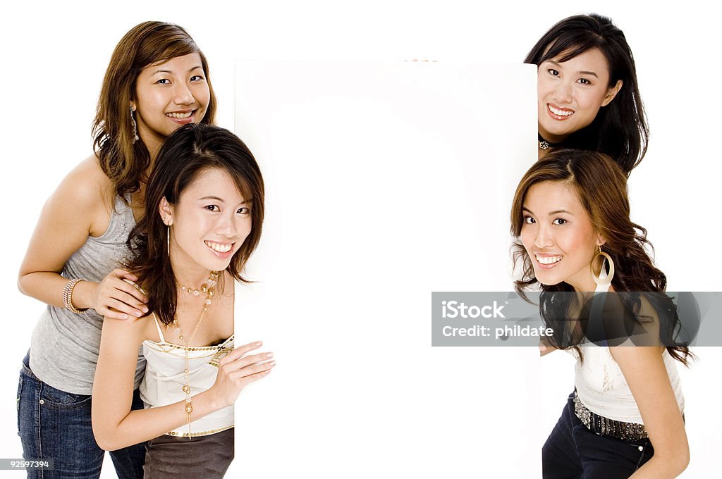 Asian mulheres e espaço em branco - Foto de stock de Sensualidade royalty-free