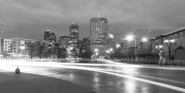 istock Downtown Indianapolis City Skyline Michigan Street Intersection 925980046