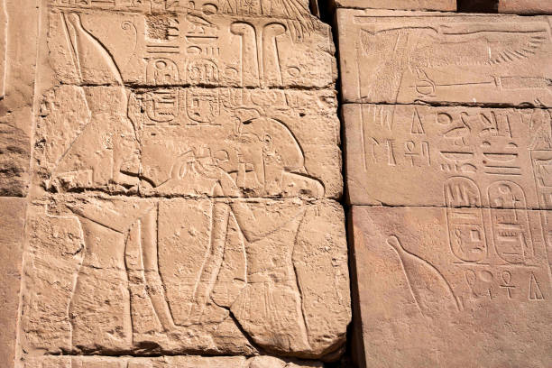 istock Hieroglyphs of Karnak temple 925983408