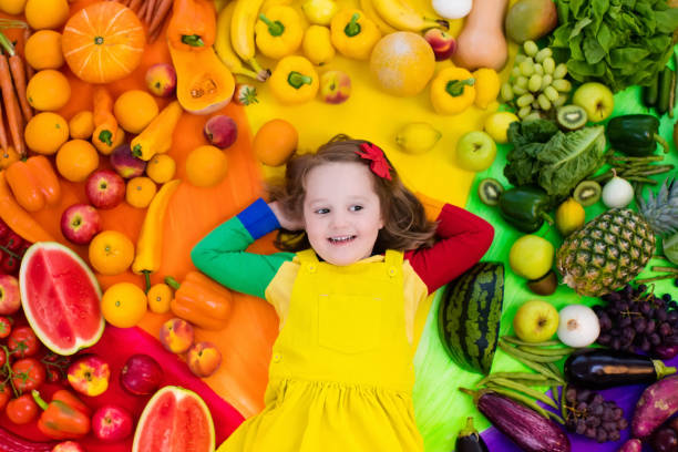 istock Healthy fruit and vegetable nutrition for kids 925989642