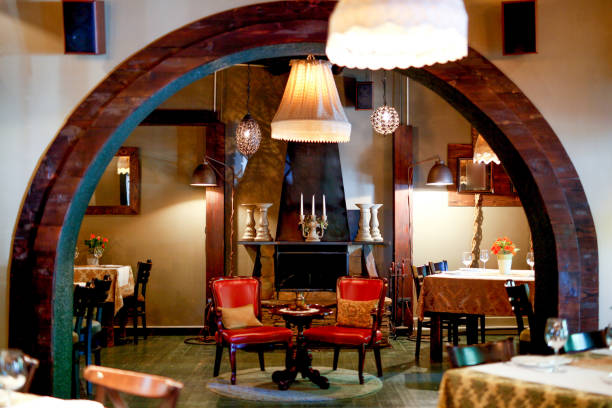 istock Vintage style decorated interior of restaurant 926001234
