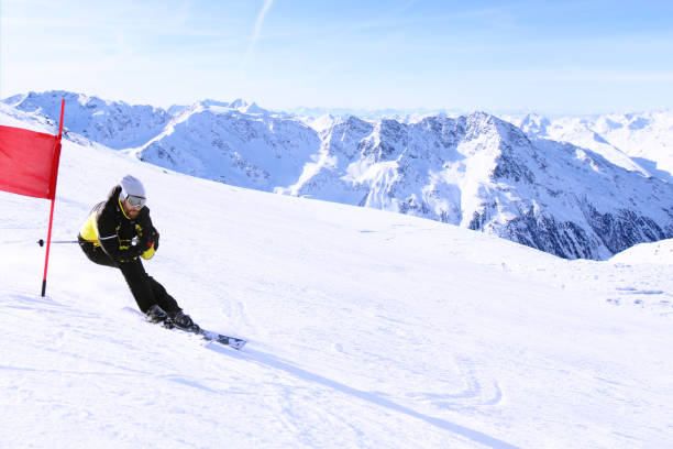 istock Giant Slalom ski racer 926007250