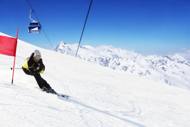istock Giant Slalom ski racer 926007256