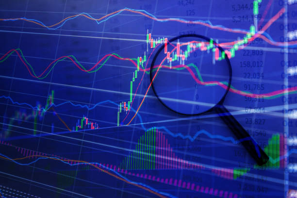 istock business financial chart stock with magnifying glass 926010988