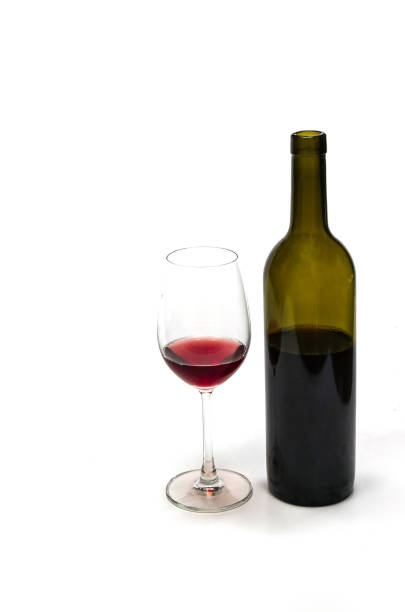 istock red wine glass and wine bottle 926012742