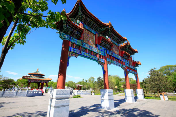 istock Night at traditional Chinese architecture, jiangnan pavilions 926036416