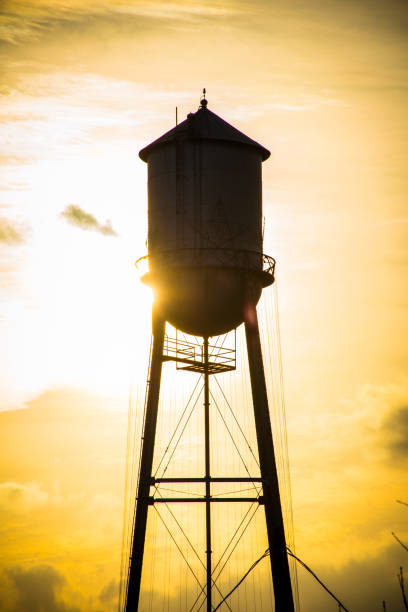 istock Golden Hour Round Rock Water Tower 926036776