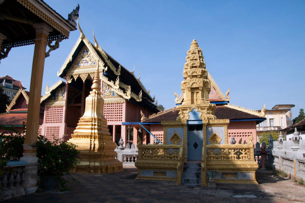 View of builings at Wat Kandal