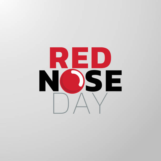 projekt ikony red nose day, medyczny . ilustracja wektorowa - red nose day ilustracje stock illustrations