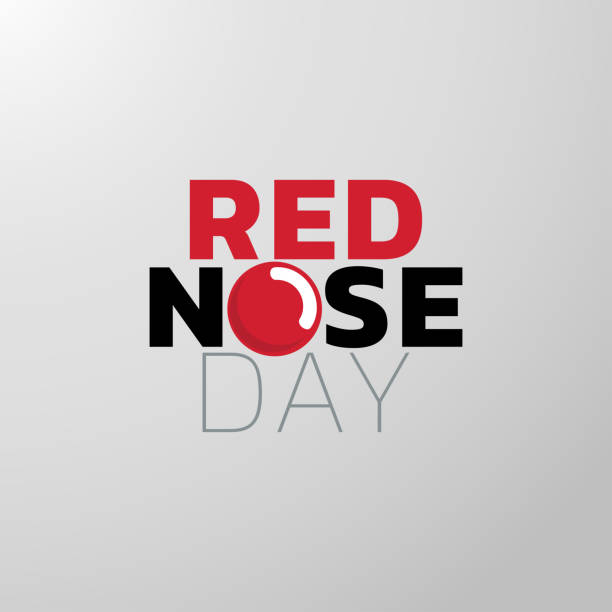 Red Nose Day icon design, medical . Vector illustration vector art illustration