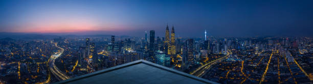 istock Open space balcony with Kuala Lumpur cityscape 926062392