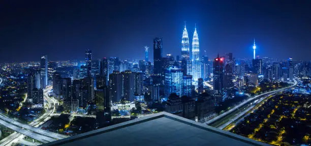 Photo of Open space balcony with Kuala Lumpur cityscape