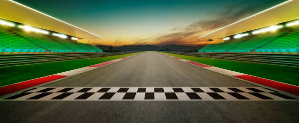 istock View of the infinity empty asphalt international race track 926062654