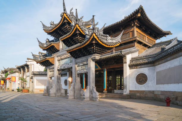 istock Ancient buildings in Wuxi China 926066616