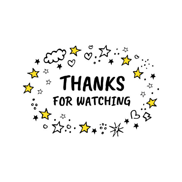 Cartoon Of Thanks For Watching Illustrations, Royalty-Free Vector Graphics  & Clip Art - iStock