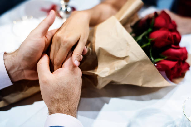 istock Couple celebrate valentine's day together 926077692