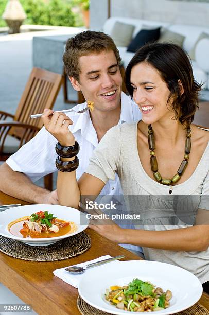 Lunch Together Stock Photo - Download Image Now - Dinner, Eating, Restaurant