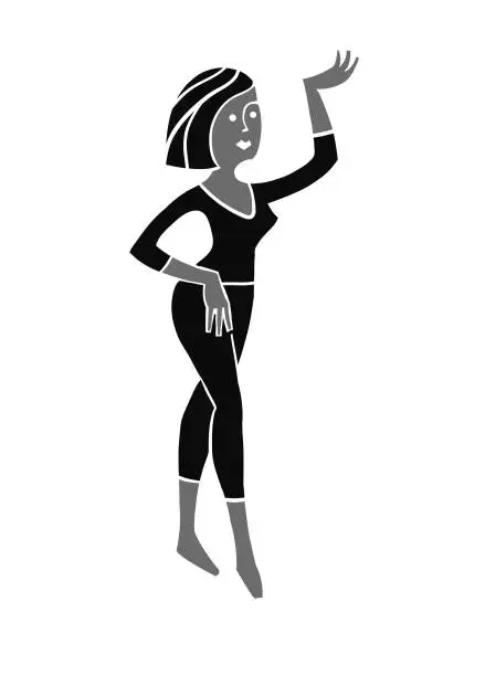Vector illustration of Woman