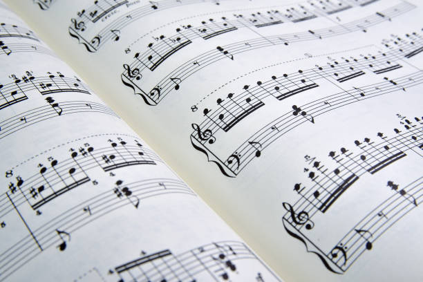 istock Closeup sheet music.  Musical background. 926081982