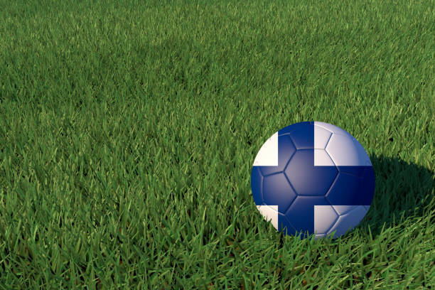 istock Finland Soccer Ball on a grass field 926085278