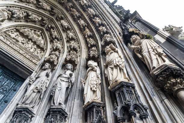 istock cologne cathedral under dramatic sun and morning blue cloudy sky in Germany 926096508