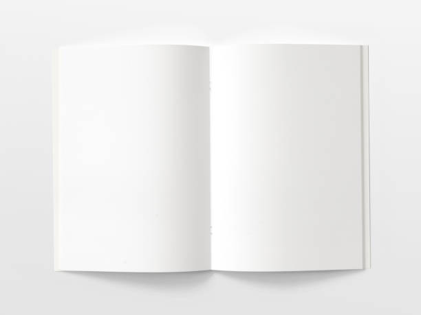 istock Square Magazine isolated on red with black opened pages. 3d illustration. 926096554