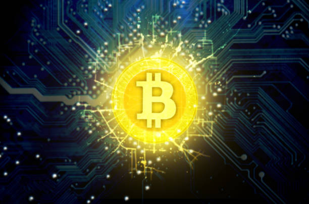 istock Cryptocurrency Hologram And Circuit Board 926101052