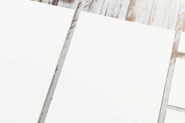 istock Blank stationery set on grunge wooden desks. 3d render. 926109052
