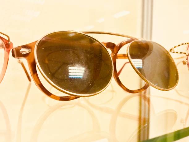 Vintage glasses with large lenses