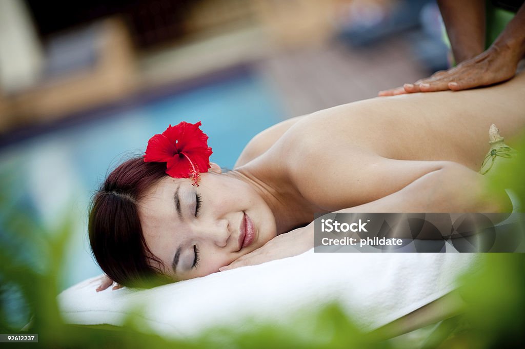 Fora de Massagem - Royalty-free 20-29 Anos Foto de stock