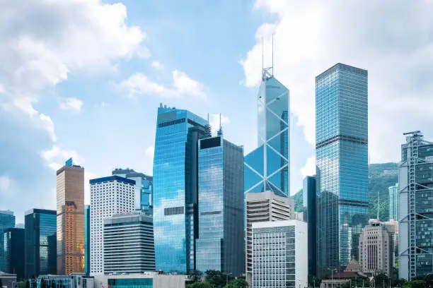 Cityscape, City, Building Exterior, Hong Kong, Urban Skyline,