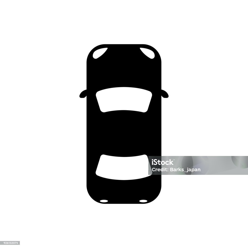 car (view from above) icon Car stock vector