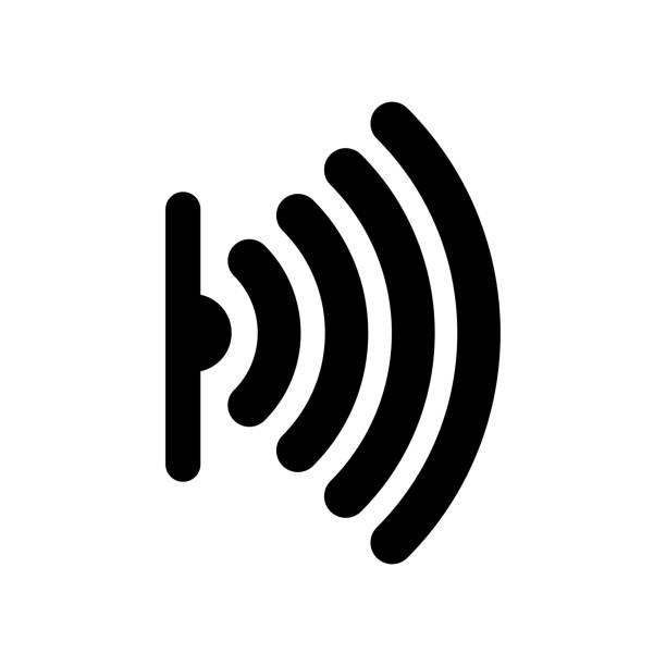 stockillustraties, clipart, cartoons en iconen met pictogram van de sensor - sensor