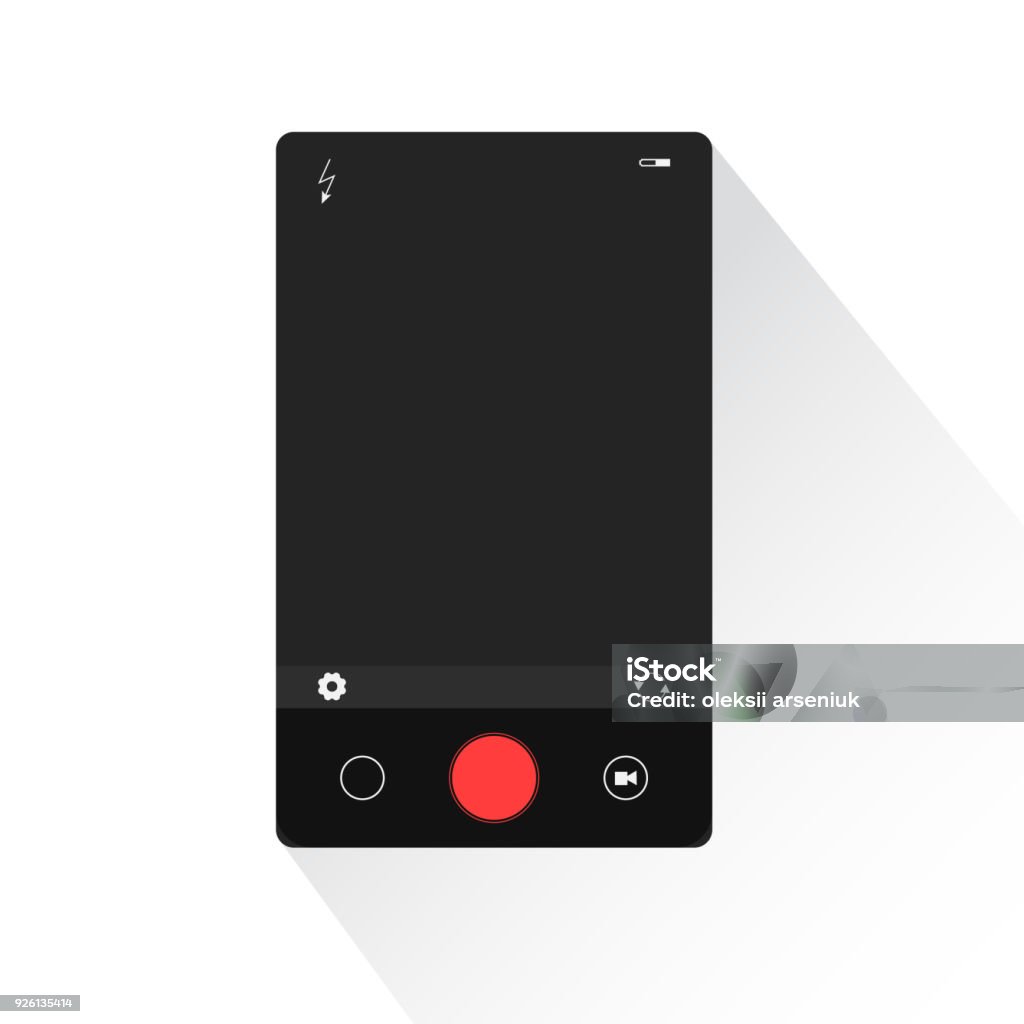 Camera Effect Visual Interface Camera Interface Illustration Stock Illustration - Download Image Now ...