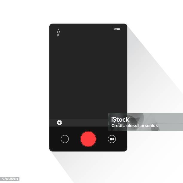 Interface Kamera Camera Interface Illustration Stock Illustration - Download Image Now ...