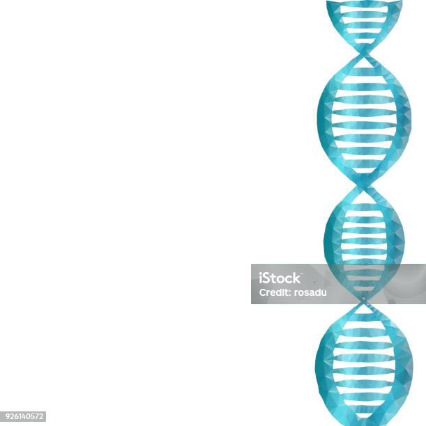 Poligono Del Dna - Immagini vettoriali stock e altre immagini di Acido - Acido, Astratto, Biochimica