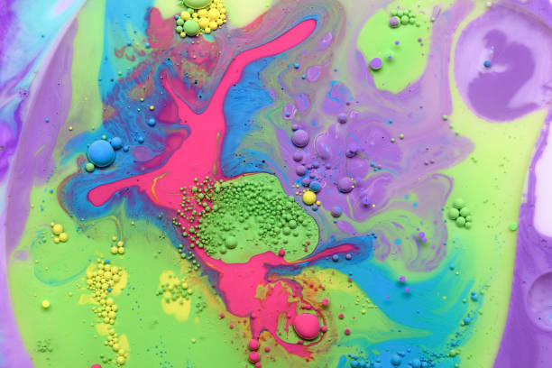 istock Abstract background from acrylic paints and oil 926143750