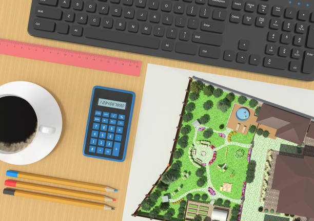 istock Plan of garden land 926145252