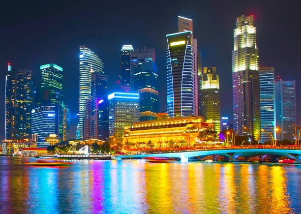 istock SIngapore Downtown at night 926162718