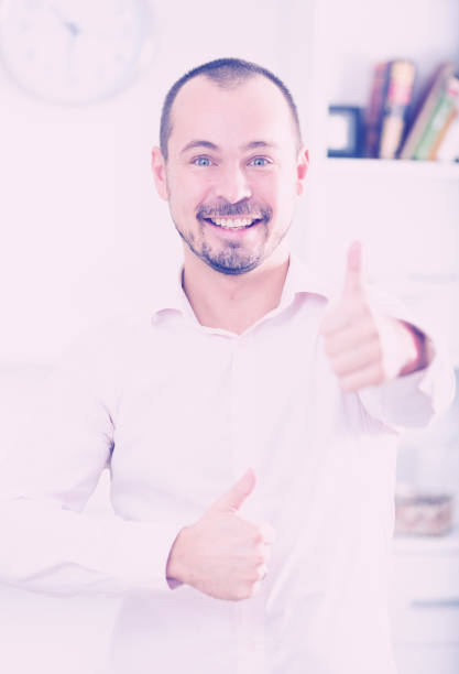 istock Positive young man in office 926171922