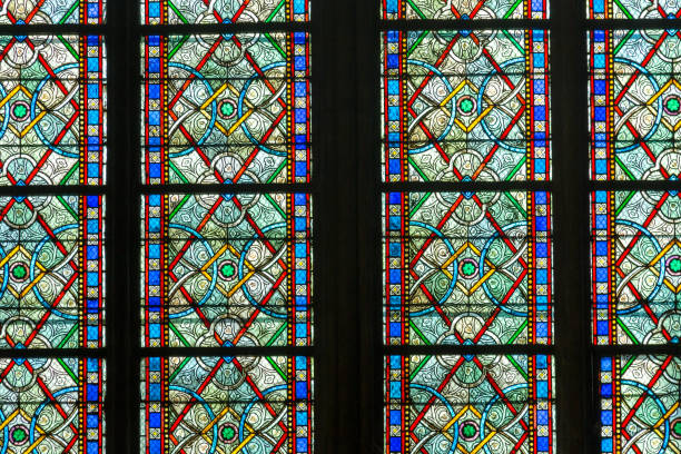istock stained glass window in Notre dame cathedral, Paris 926176306