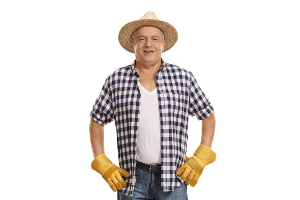 istock Elderly farmer looking at the camera and smiling 926186738
