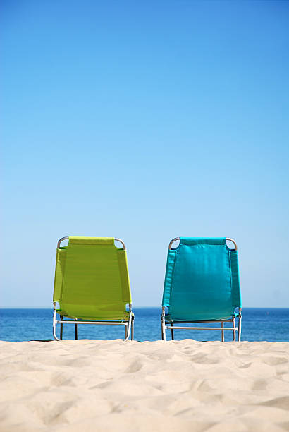 Relaxation beach stock photo