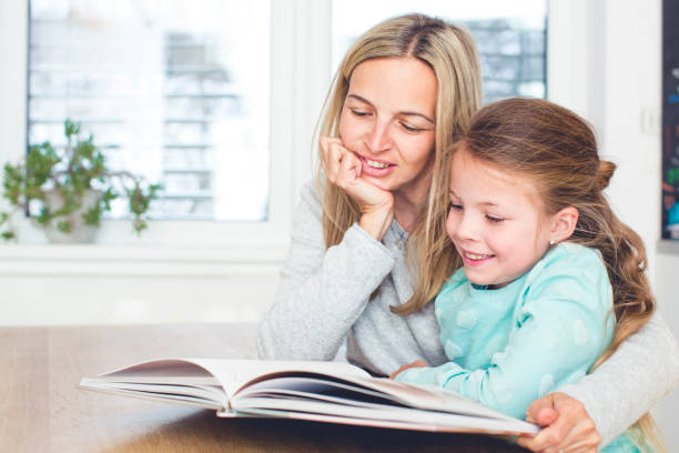 istock beautiful Mother learns to read a book with the daughter 926189604