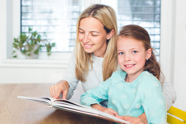 istock beautiful Mother learns to read a book with the daughter 926189690